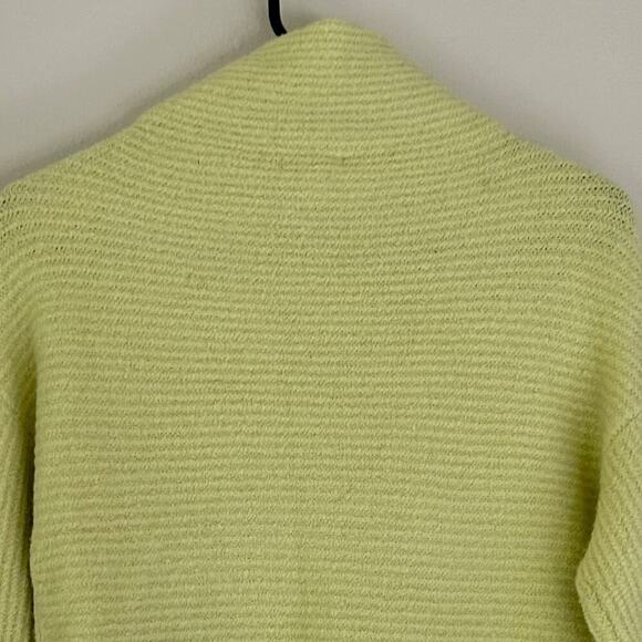 daily rituals high neck cuffed sleeve stretch soft knit yellow sweater s… - Picture 8 of 10